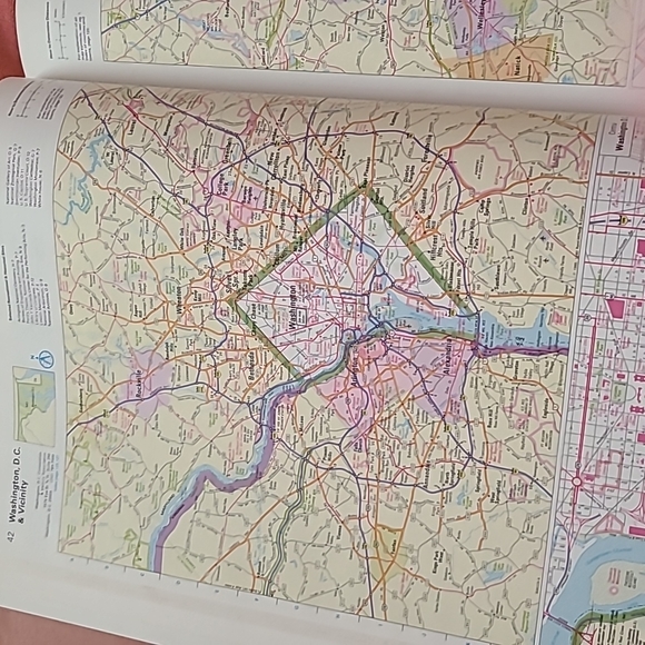 Vintage RAND McNALLY BUSINESS TRAVLER'S ROAD ATLAS 1985 - Picture 9 of 11